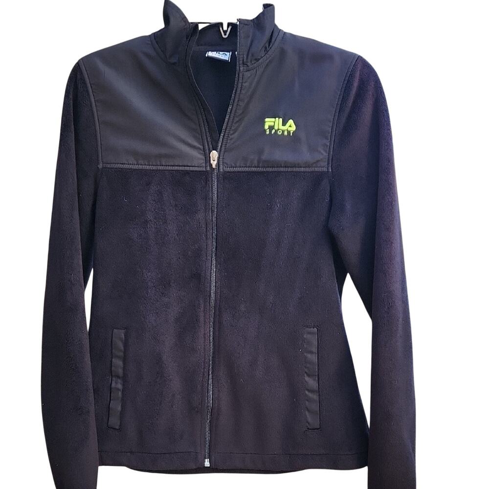Fila Sport Black Utility Jacket Womens XS